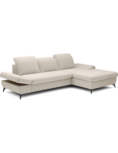 Modern Ecksofa - Schlafsofa mit Bettkasten - 3 Sitzer Sofa - Couch mit Schlaffunktion Bettfunktion L-Form mit Ottomane