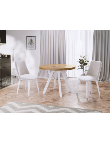 Designer Runder Ausziehbarer Esstisch...