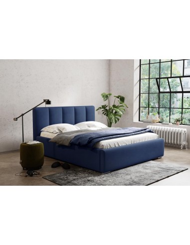 Samtstoff Polsterbett Doppelbett Komplett 140x200 160x200 180x200 cm Bettgestell Mit Bettkasten Lattenrost und Kopfteil - Hydrophobe Stoff -